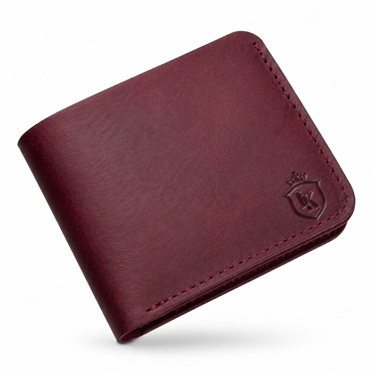 Executive bifold full grain leather wallet