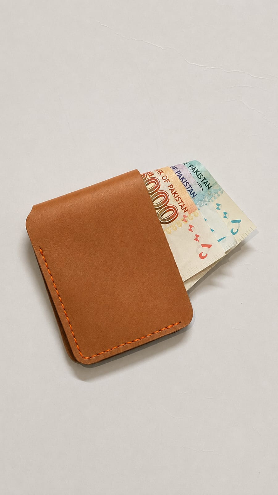Executive bifold full grain leather wallet