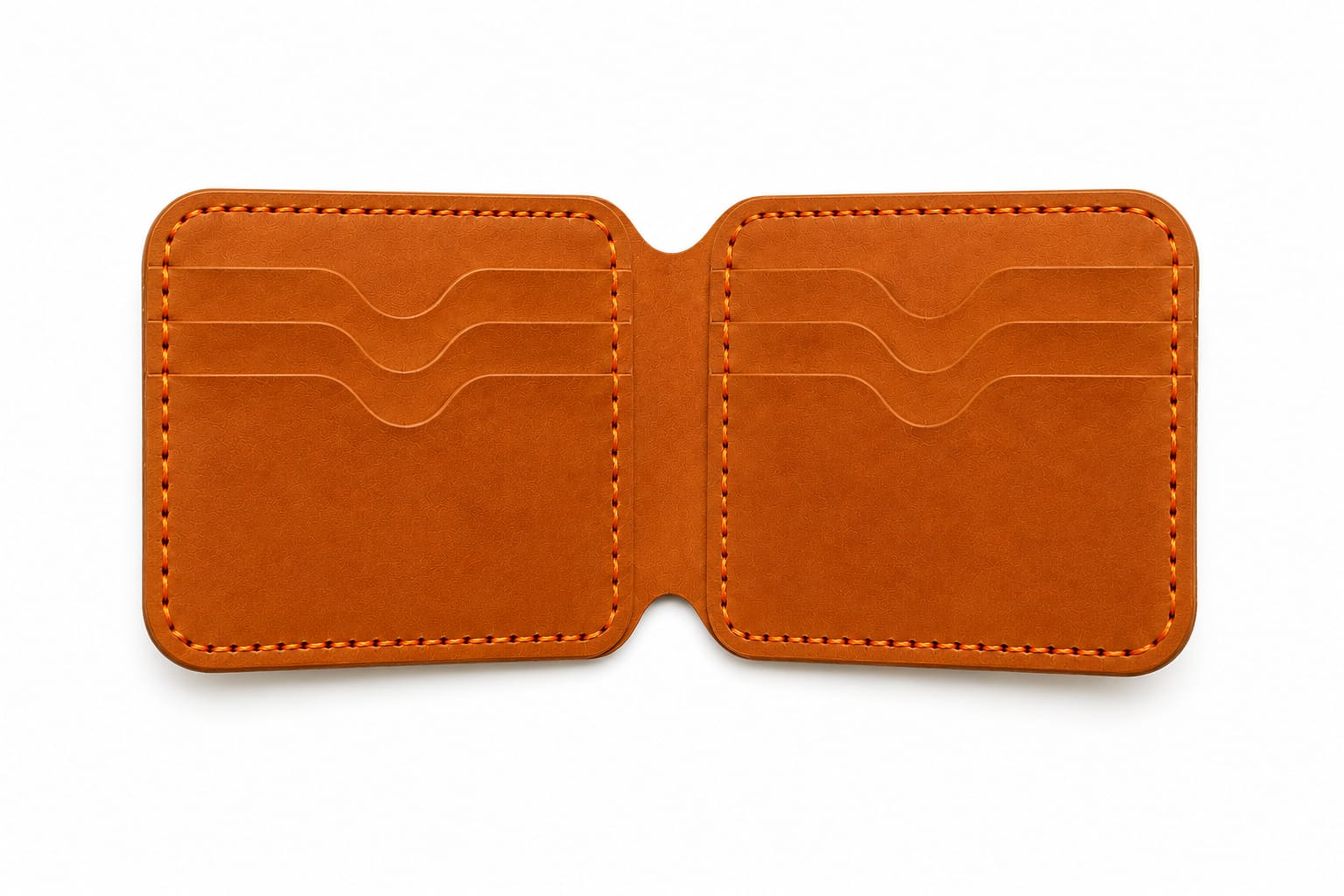 Executive bifold full grain leather wallet