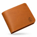 Executive bifold full grain leather wallet