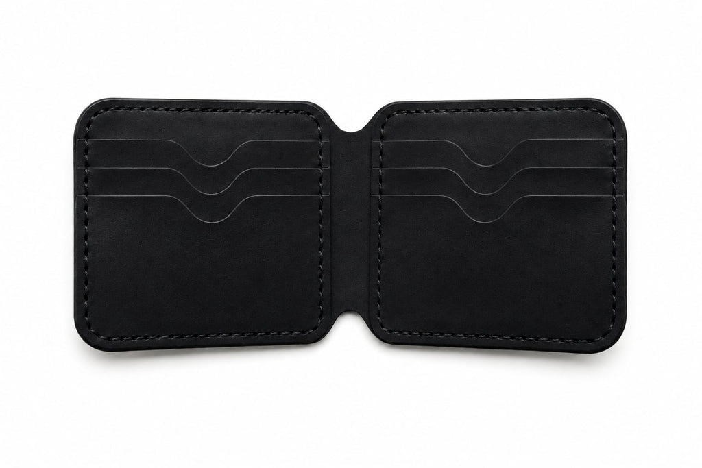 Executive bifold full grain leather wallet