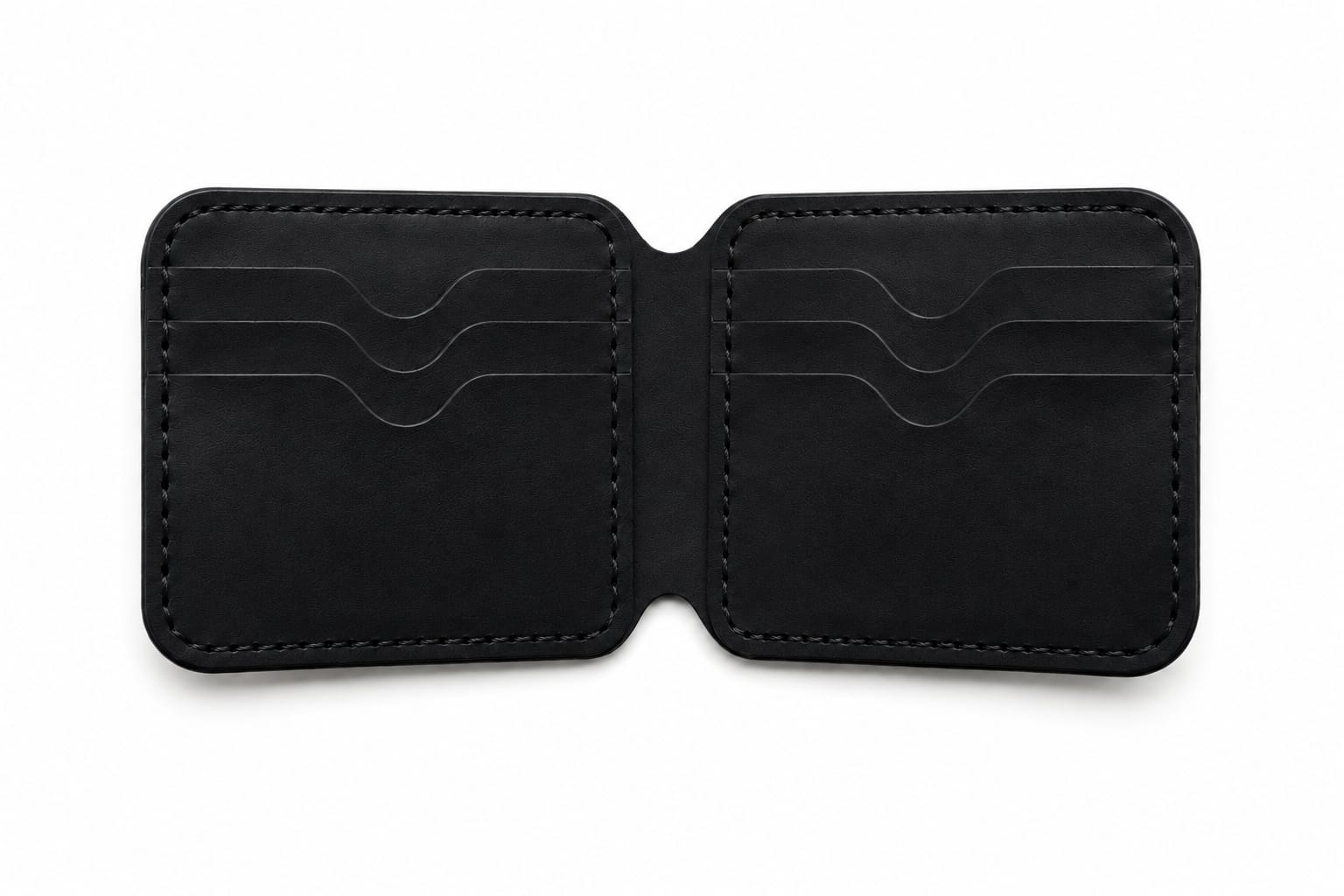 Executive bifold full grain leather wallet