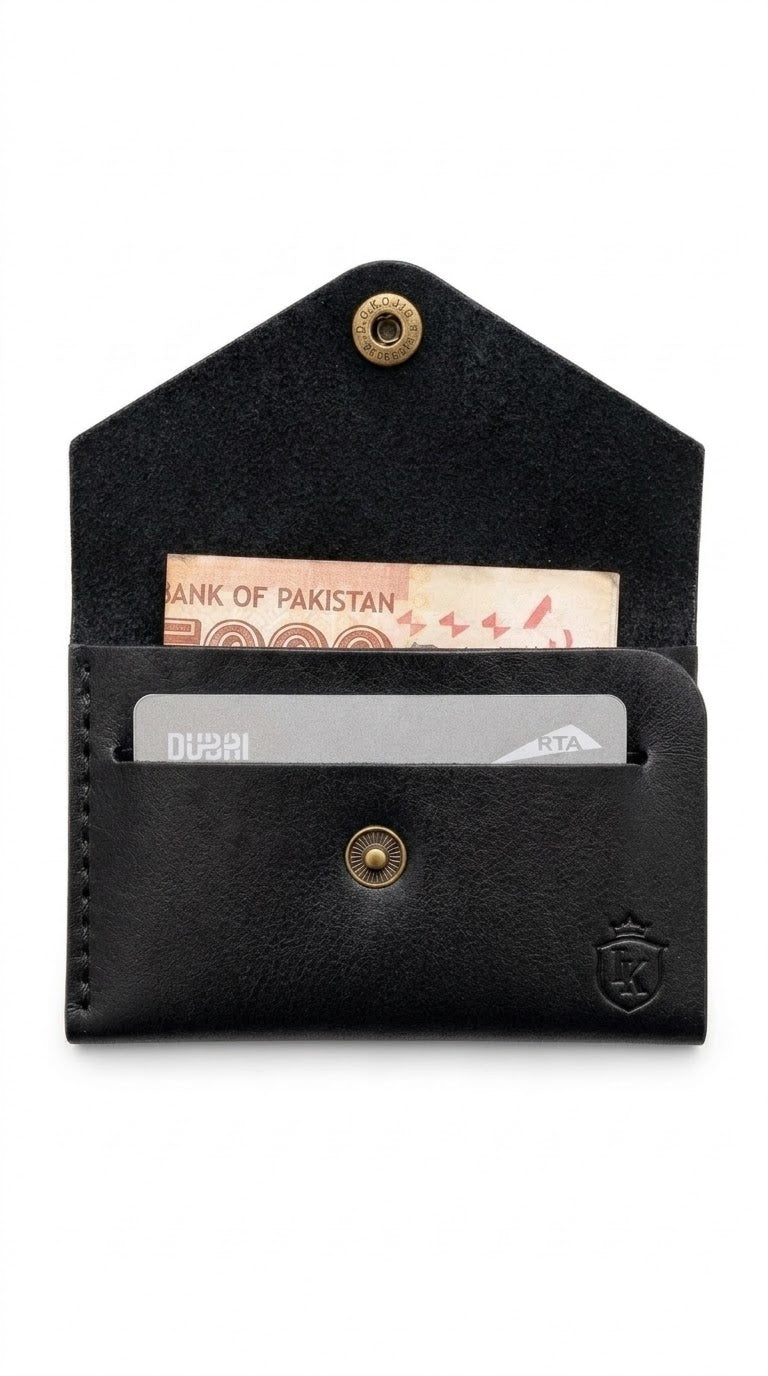 Smart wallet by leatherkraft.pk made by high quality full grain leather