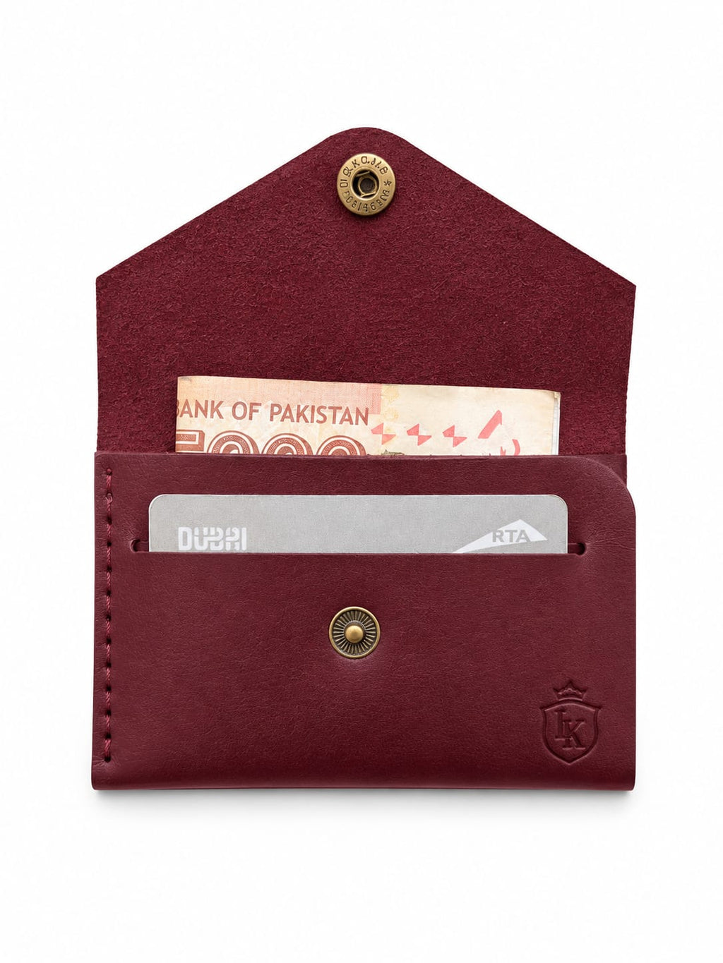 Smart wallet by leatherkraft.pk made by high quality full grain leather