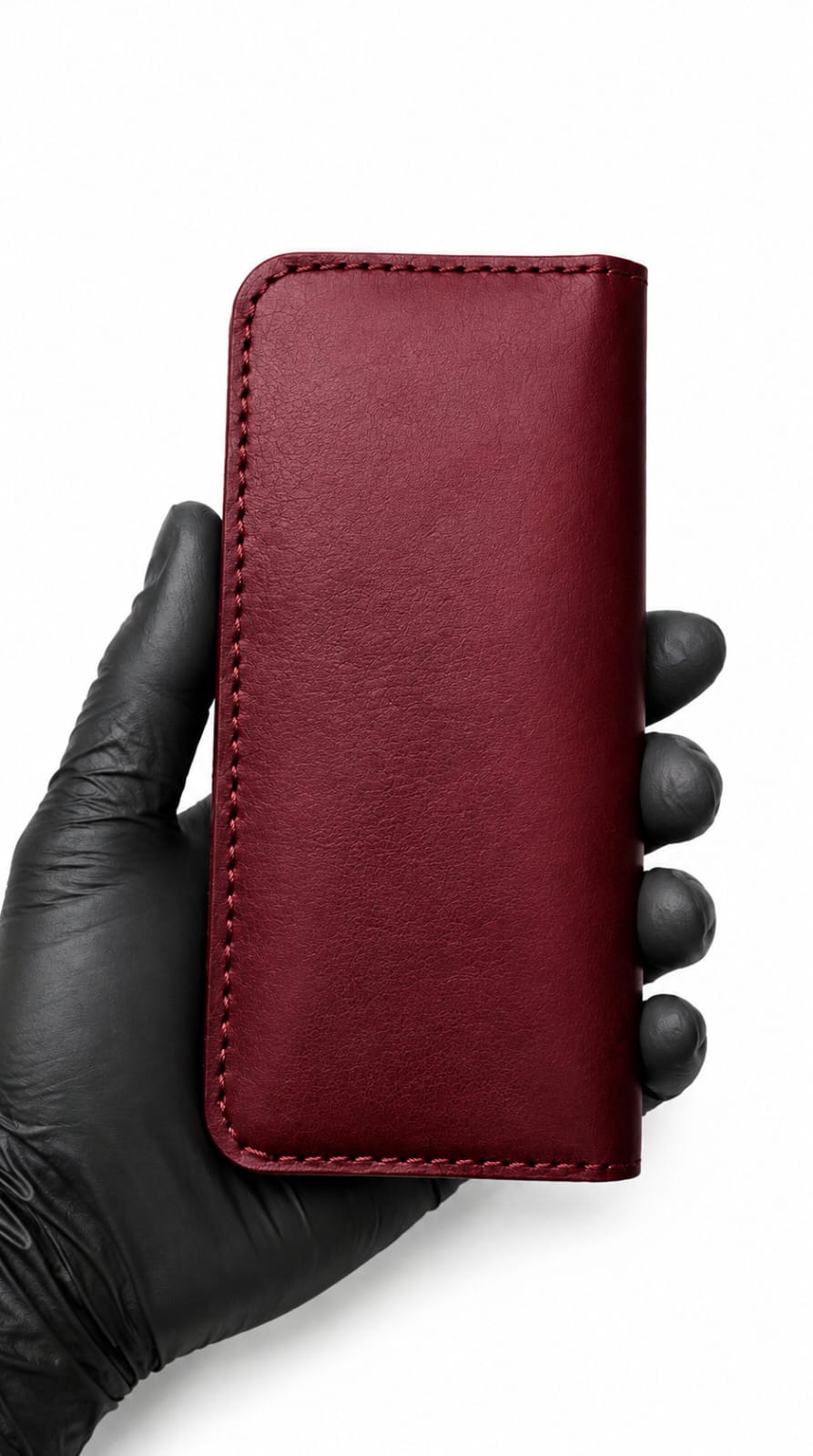 Long wallet made by pure leather of full grain
